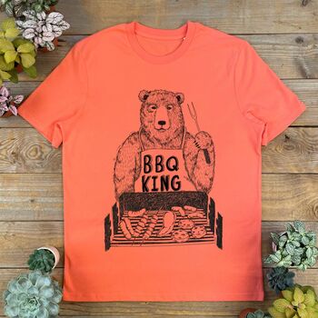 BBQ Bear Men's T Shirt, 5 of 5