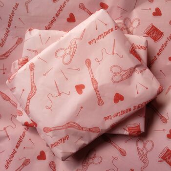 Personalised Second Anniversary Love Heart Hanky, 8 of 10