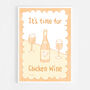 It's Time For Chicken Wine Print, thumbnail 9 of 9