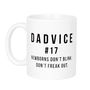 Dad To Be 'Dadvice' Newborns Ceramic Mug, thumbnail 7 of 7