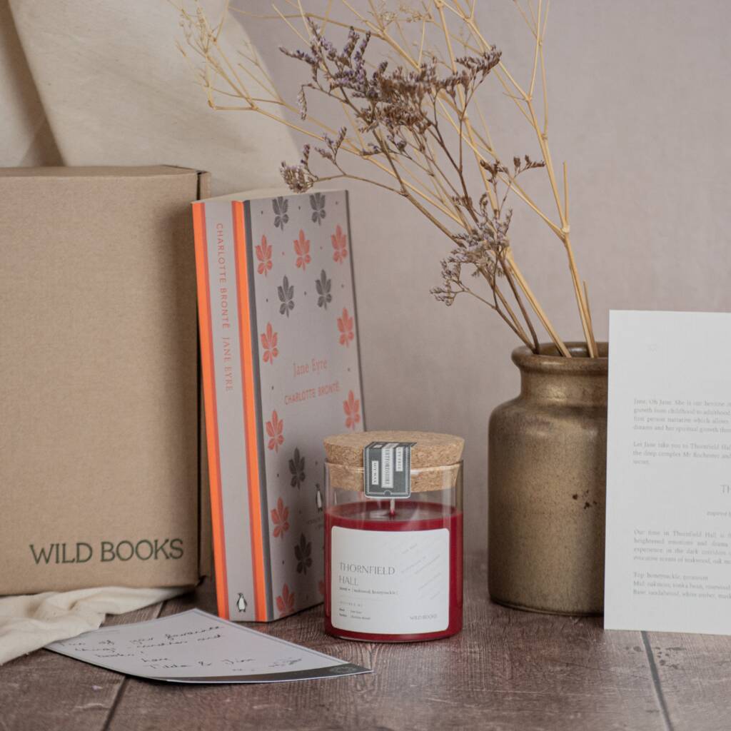 Jane Eyre Book And Candle Gift Set By Wild Books