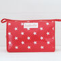 Personalised Wipe Clean Oilcloth Wash Bag, thumbnail 3 of 5