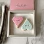 Yours And Mine Vanilla Valentine Letterbox Cookies, thumbnail 9 of 9