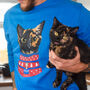 Funny Cat Dad Christmas Jumper Personalised, thumbnail 9 of 12