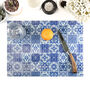 Dutch Delft 'Mixed Small Tiles' Worktop Protector, thumbnail 5 of 11