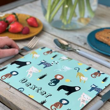 Monkeys Personalised Placemat, 2 of 6