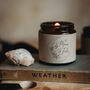Mind And Spirit Personalised Soy Candle With Wood Wick, thumbnail 1 of 5