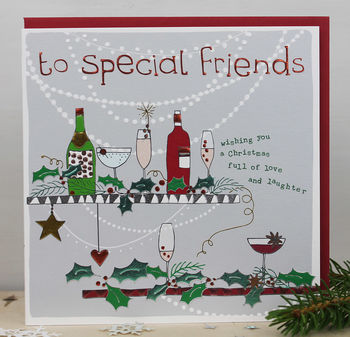 A Christmas Card For Special Friends By Molly Mae  notonthehighstreet.com