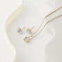 Swarovski Crystal Single Stone Necklace And Earrings, thumbnail 4 of 6