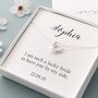 Personalised Bridesmaid's Necklace, thumbnail 1 of 5