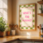 What's For Pudding Kitchen Art Print, thumbnail 3 of 6