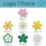 Personalised Waffle Style Bathrobe With Flower Design, thumbnail 8 of 12