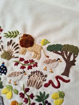 African Savanna Hand Embroidery Pattern Digital Product, 2 of 5