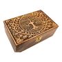 Engraved Tree Of Life Wooden Jewellery Box, thumbnail 6 of 11