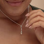 Sterling Silver Champagne Bottle Charm Necklace, thumbnail 1 of 6