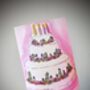 Hand Iced Birthday Cake Biscuit And Birthday Card Gift, thumbnail 3 of 5