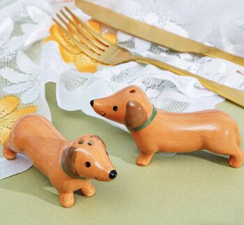 Dachshund Salt And Pepper Shakers, 3 of 4