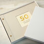 Personalised Hand Foiled 50th Birthday Photo Album, thumbnail 3 of 12