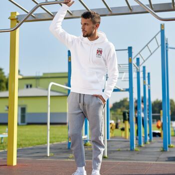 Personalised Hoodie With Small Coat Of Arms, 8 of 11
