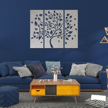 Metal Tree Of Life Wall Art Hanging Home Room Decor, 5 of 11