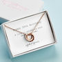 Rose Gold Plated 30th Birthday Necklace, thumbnail 1 of 4