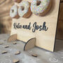 Personalised Doughnut Stand For Nine Doughnuts Donut Stand, thumbnail 4 of 7
