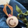Personalised Ceramic Glitter Initial Bauble, thumbnail 4 of 8