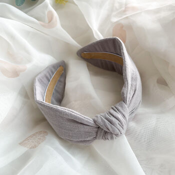 Grey Knot Headband, 3 of 4