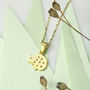 Gold Plated Sterling Silver Hedgehog Necklace, thumbnail 1 of 4