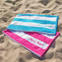 Personalised Embroidered Cabana Style Beach Towel, thumbnail 2 of 11
