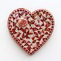 Heart Mosaic Handmade Wall Art, thumbnail 1 of 3
