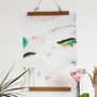 'Into Narnia' Modern Art Abstract A3 Wall Art Print, thumbnail 1 of 5