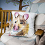 Inky Mouse Cushion, thumbnail 1 of 4