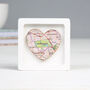 Personalised Miniature Map Heart Valentine's Gift, thumbnail 5 of 9