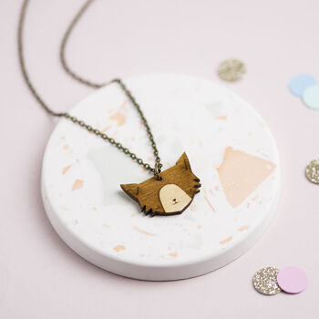 Wooden Cat Necklace, 3 of 12