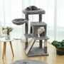 96cm Cat Tree Tower Light Grey With Side Slope, thumbnail 3 of 8