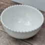White Beaded Edge Bowl, 16cm, thumbnail 1 of 3