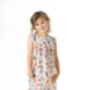 Girls Forest Freinds Cotton Sleeveless Nightie, thumbnail 5 of 6