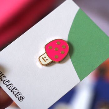 Toadstool Enamel Brooch, 12 of 12