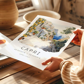 Travel Poster Of Capri, 6 of 7
