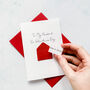 Personalised The One I Love On Valentine's Day Card, thumbnail 2 of 4