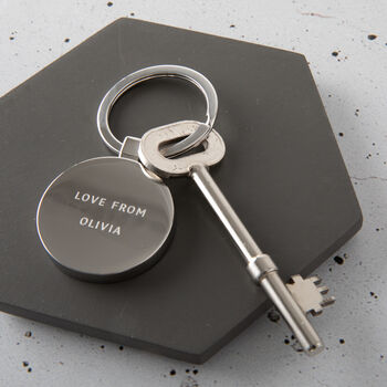 Personalised Handwriting Engraved Father's Day Keyring, 3 of 5