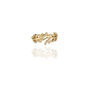Adjustable Leaf Ring Rose Or Gold Plated 925 Silver, thumbnail 4 of 12