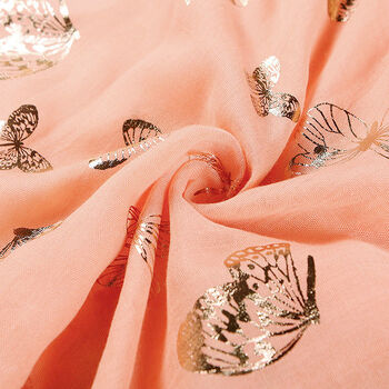 Personalised Premium Coral Scarf For Her, 6 of 6