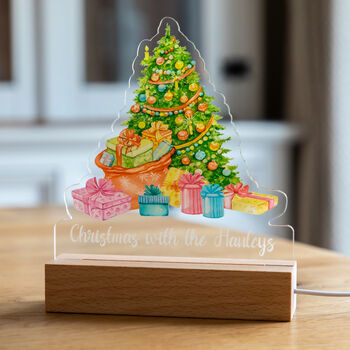 Personalised Christmas Tree Light Decoration, 2 of 4