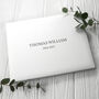 Personalised Luxury White Italian Leather Memoriam Book, thumbnail 8 of 12