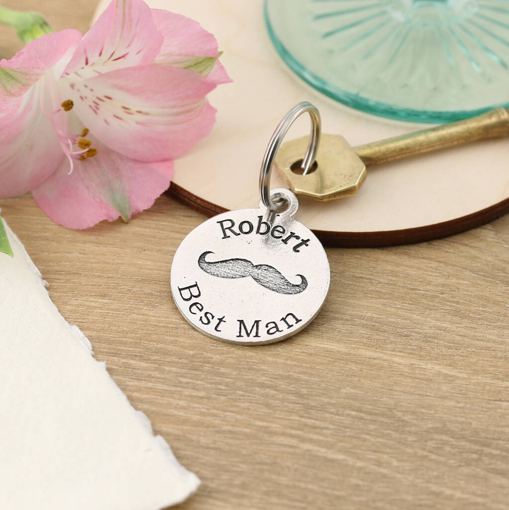 best-man-thank-you-gift-personalised-pewter-keyring-by-multiply-design