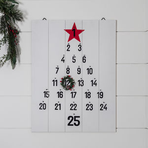 Advent Calendars 2018 Notonthehighstreet Albany Wooden Advent Wall Calendar Christmas