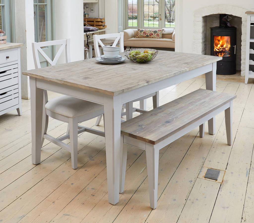 Ridley Grey Extending Dining Table, 1 of 7