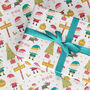 Santa's Elf Boy Wrapping Paper Roll Or Folded, thumbnail 3 of 3